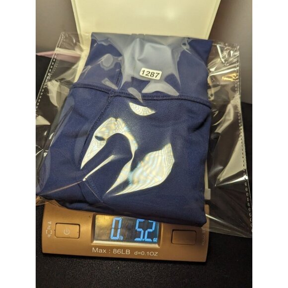 All in Motion Indigo Medium Support Muscle Cropped Sports Bra Women's Size Large - Picture 8 of 8